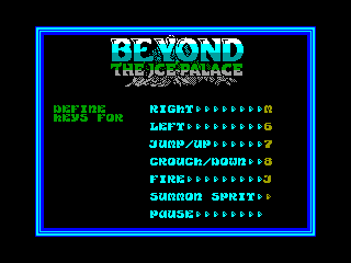 Beyond the Ice Palace — ZX SPECTRUM GAME ИГРА