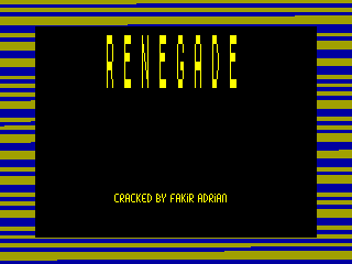 RENEGADE — ZX SPECTRUM GAME ИГРА