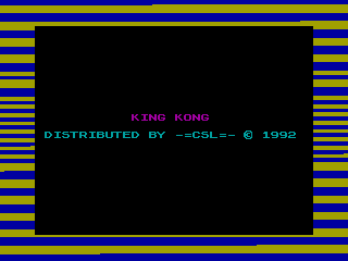 King Kong — ZX SPECTRUM GAME ИГРА