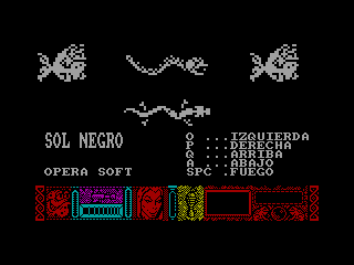 Sol Negro — ZX SPECTRUM GAME ИГРА