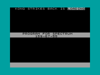 Kong Strikes Back — ZX SPECTRUM GAME ИГРА