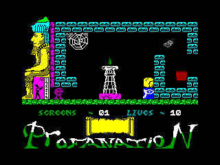 Abu Simbel Profanation — ZX SPECTRUM GAME ИГРА