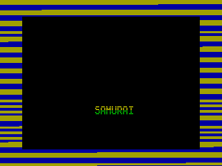 Samurai — ZX SPECTRUM GAME ИГРА