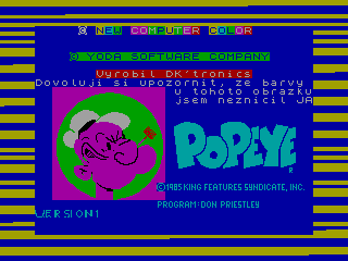 Popeye — ZX SPECTRUM GAME ИГРА