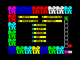 Popeye — ZX SPECTRUM GAME ИГРА