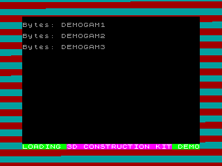 3D Construction Kit — ZX SPECTRUM GAME ИГРА