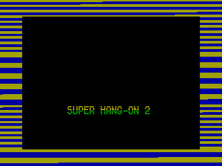 Super Hang-On — ZX SPECTRUM GAME ИГРА