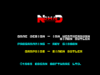 N.O.M.A.D. — ZX SPECTRUM GAME ИГРА