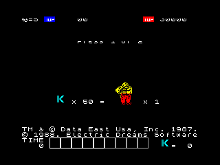 Karnov — ZX SPECTRUM GAME ИГРА