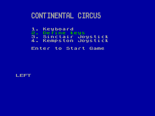 Continental Circus — ZX SPECTRUM GAME ИГРА