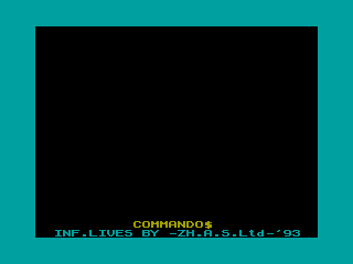 COMMANDO — ZX SPECTRUM GAME ИГРА