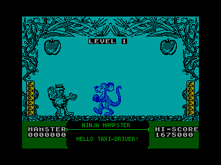 Ninja Hamster — ZX SPECTRUM GAME ИГРА