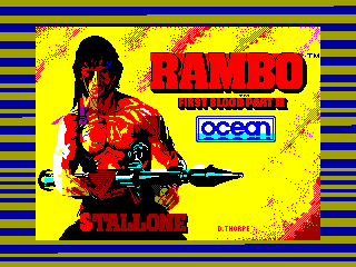 Rambo — ZX SPECTRUM GAME ИГРА