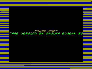 Pro PowerBoat Simulator — ZX SPECTRUM GAME ИГРА