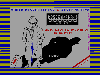 Moscow-Paris — ZX SPECTRUM GAME ИГРА