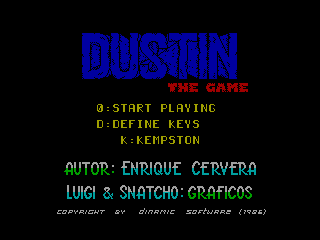 Dustin — ZX SPECTRUM GAME ИГРА