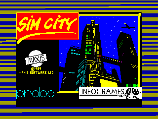 Sim City — ZX SPECTRUM GAME ИГРА