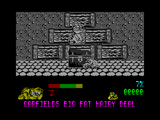 Garfield - Big, Fat, Hairy Deal — ZX SPECTRUM GAME ИГРА