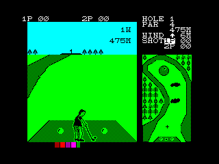 GOLF — ZX SPECTRUM GAME ИГРА