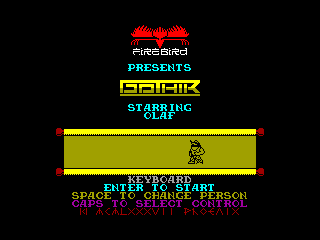 Gothik — ZX SPECTRUM GAME ИГРА