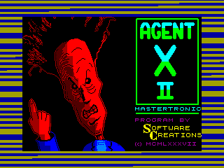 Agent X II — ZX SPECTRUM GAME ИГРА