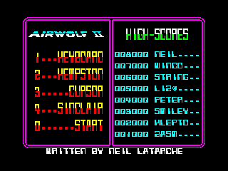 Airwolf II — ZX SPECTRUM GAME ИГРА