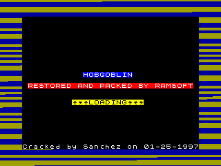 Hobgoblin — ZX SPECTRUM GAME ИГРА