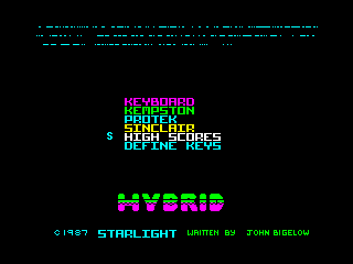 Hybrid — ZX SPECTRUM GAME ИГРА