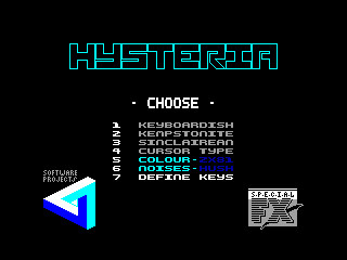 Hysteria — ZX SPECTRUM GAME ИГРА