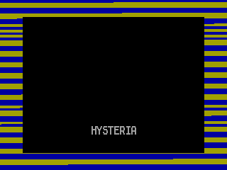 Hysteria — ZX SPECTRUM GAME ИГРА