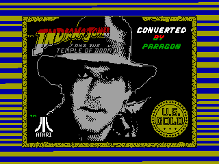 INDIANA JONES AND THE TEMPLE OF DOOM — ZX SPECTRUM GAME ИГРА