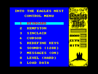 Into the Eagle's Nest — ZX SPECTRUM GAME ИГРА