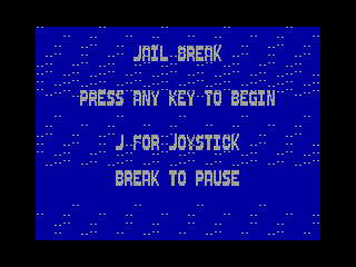 JAIL BREAK — ZX SPECTRUM GAME ИГРА