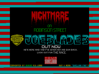 Joe Blade III — ZX SPECTRUM GAME ИГРА