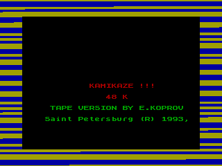 Kamakazi — ZX SPECTRUM GAME ИГРА