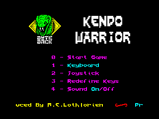 Kendo Warrior — ZX SPECTRUM GAME ИГРА