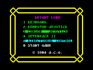 Knight Lore — ZX SPECTRUM GAME ИГРА