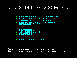 Knight Rider — ZX SPECTRUM GAME ИГРА