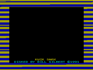 Kwik Snax — ZX SPECTRUM GAME ИГРА