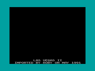 LAS VEGAS II — ZX SPECTRUM GAME ИГРА