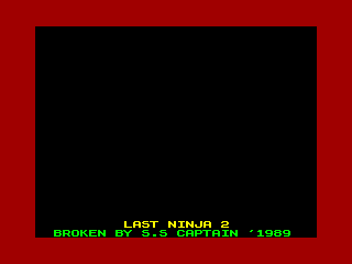 Last Ninja 2 — ZX SPECTRUM GAME ИГРА