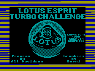 Lotus Esprit Turbo Challenge — ZX SPECTRUM GAME ИГРА