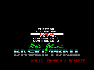 MAGIC JOHNSON BASKETBALL — ZX SPECTRUM GAME ИГРА