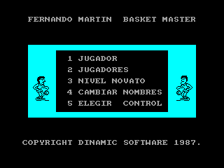 Fernando Martin Basket Master — ZX SPECTRUM GAME ИГРА