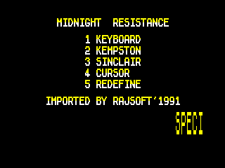 Midnight Resistance — ZX SPECTRUM GAME ИГРА