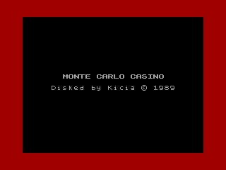 Monte Carlo Casino — ZX SPECTRUM GAME ИГРА