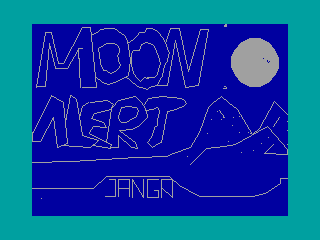 Moon Alert — ZX SPECTRUM GAME ИГРА