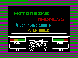 Motorbike Madness — ZX SPECTRUM GAME ИГРА