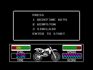 Motorbike Madness — ZX SPECTRUM GAME ИГРА