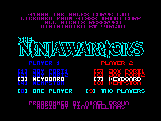 Ninja Warriors, The — ZX SPECTRUM GAME ИГРА